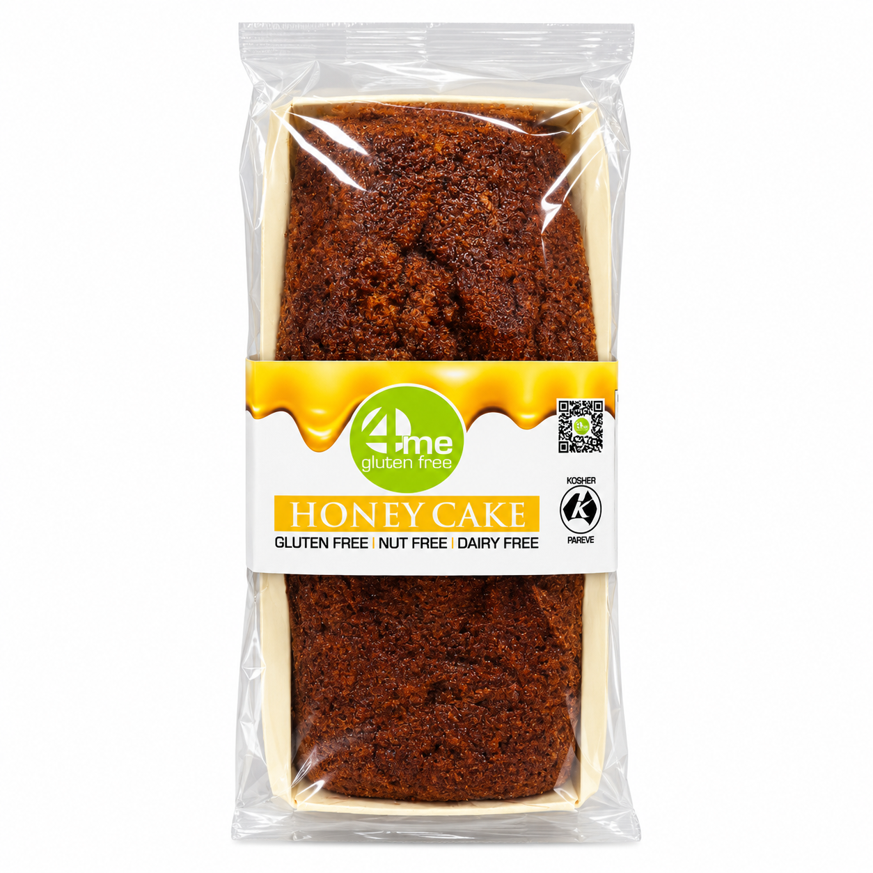 4ME GLUTEN FREE CAKE LOG HONEY 300G  X 12