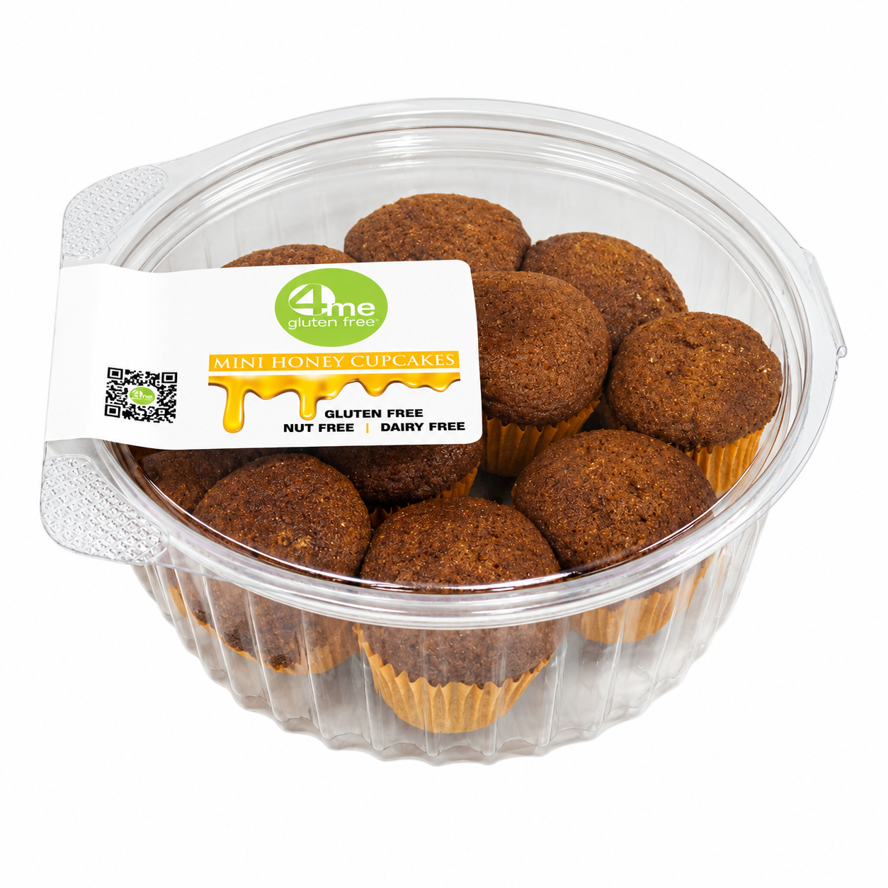 4ME GLUTEN FREE MINI CUPCAKE MIX HONEY 10PK x 12