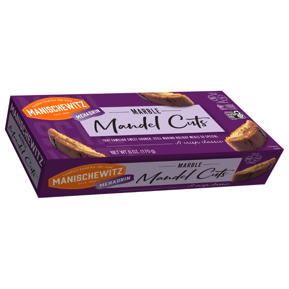 MANISCHEWITZ MANDEL CUTS MARBLE 170G X 12