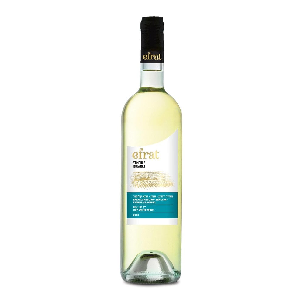 EFRAT ISRAELI DRY WHITE WINE EMERALD RIESLING SEMILLION 750ML X 12