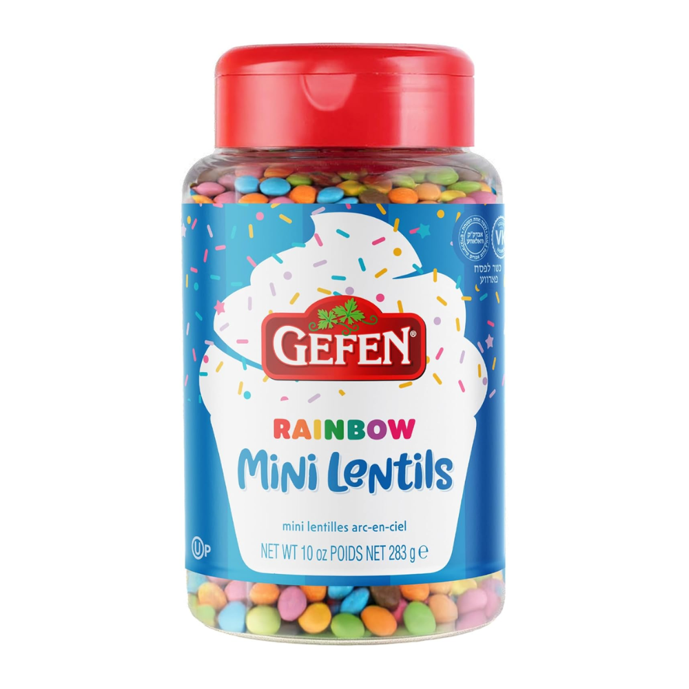 GEFEN LENTILS MINI RAINBOW 283G X 12