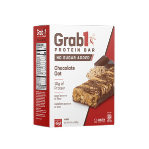 GRAB1 CHOCOLATE OATS SUGAR FREE CHALAV YISRAEL 4 BARS X 12