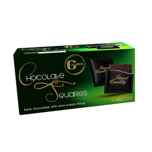 GROSS CHOCOLATE SQUARES WITH MINT CREAM 200G X 16