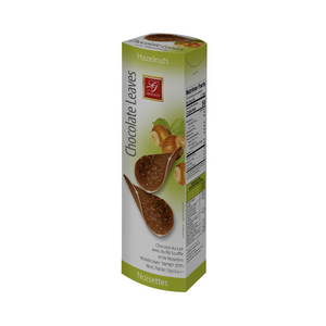 GROSS CHOCOLATE LEAVES CHOCOLATE HAZELNUT 125GR X 12