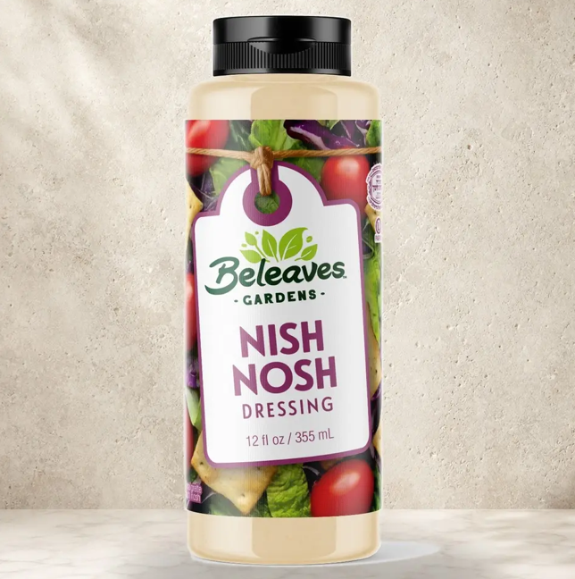 BELEAVES DRESSING NISH NOSH 355 ML x 12