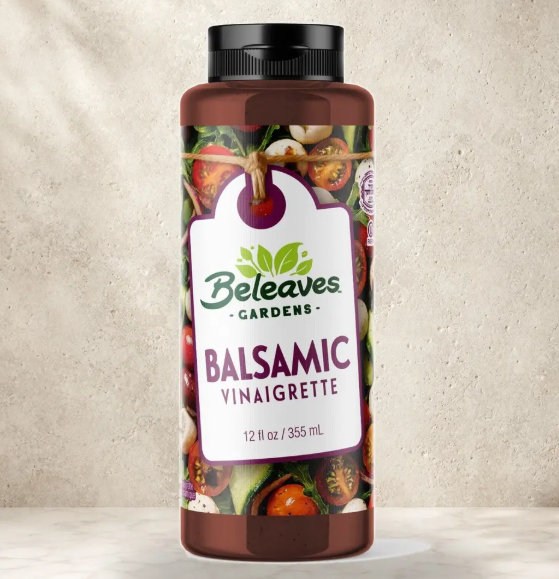 BELEAVES DRESSING VINAIGRETTE BALSAMIC 355 ML x 12