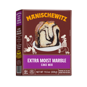 MANISCHEWITZ CAKE MIX EXTRA MOIST MARBLE 326G X 12