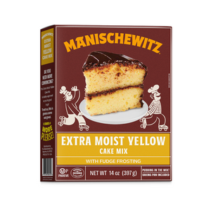 MANISCHEWITZ CAKE MIX EXTRA MOIST YELLOW 396G X 12
