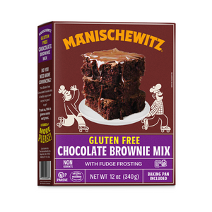 MANISCHEWITZ BROWNIE GLUTEN FREE MIX 340G X 12