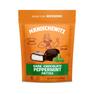 MANISCHEWITZ PATTIES DARK CHOCOLATE PEPPERMINT 149G X 12