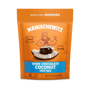 MANISCHEWITZ PATTIES DARK CHOCOLATE COCONUT 149G X 12