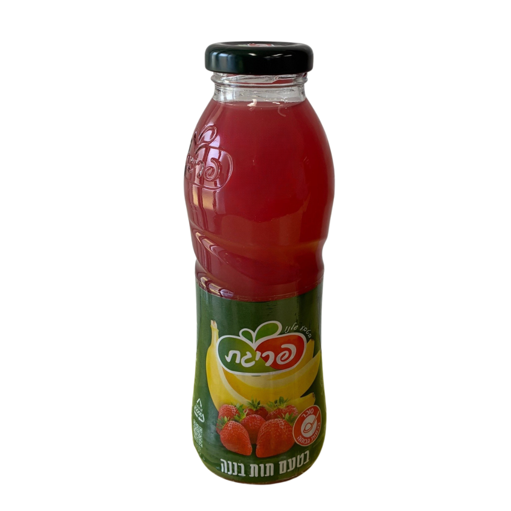 PRIGAT STRAWBERRY BANANA GLASS 330ML X 24