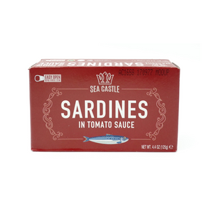 SEA CASTLE SARDINES IN TOMATO SAUCE 125G X 12