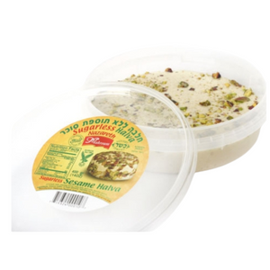 MAHROUM HALVA VANILLA PISTACHIO ROUND SUGAR FREE 400G X 12