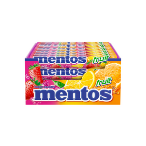 MENTOS ROLLS FRUIT 37.5G X 40