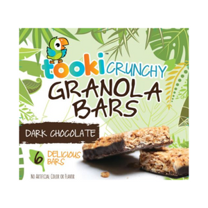 TOOKI GRANOLA BARS CRUNCHY DARK CHOCOLATE 6 BARS X 12
