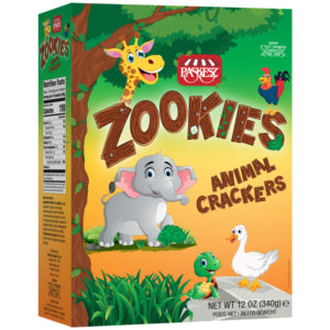 Paskesz Zookies Animal Crackers 340G
