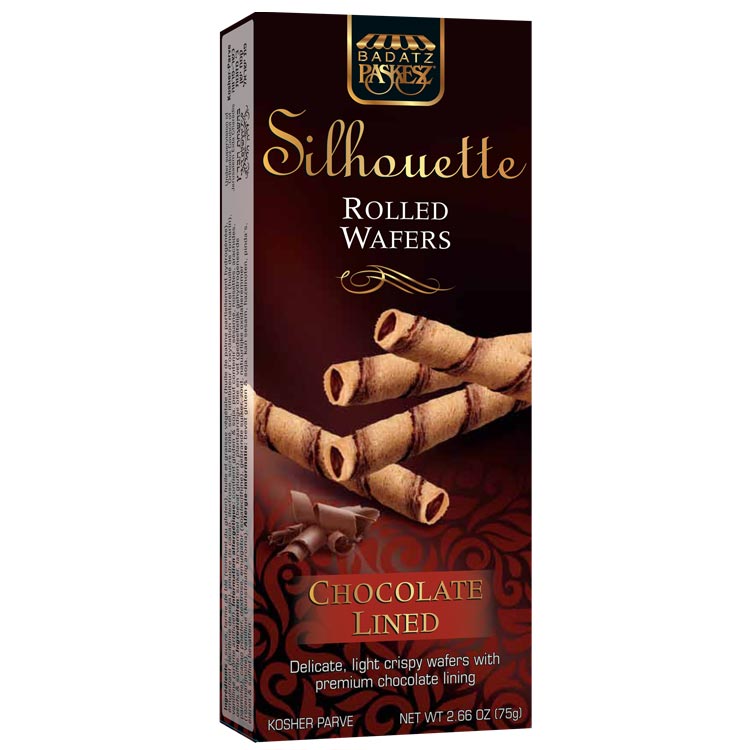 Paskesz Silhouette Rolled Wafers Chocolate 75Gr