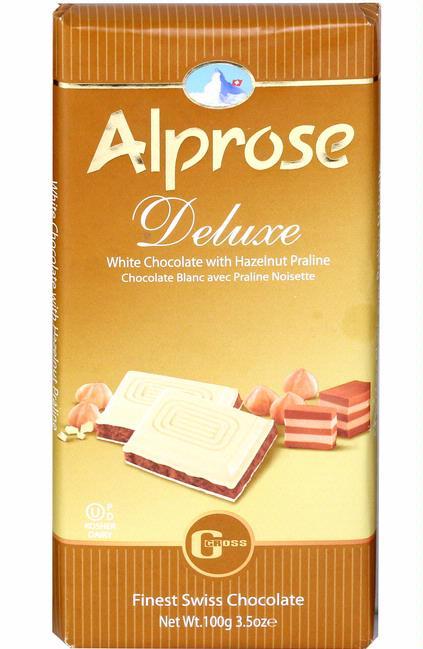 Alprose White Deluxe Chocolate  100G