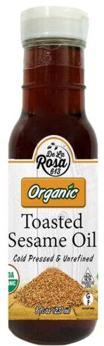 Dela Rosa Toasted Sesame Oil Unrefined Organic 237ml