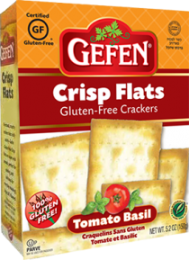 Gefen Crisp Flats Gluten Free Tomato Basil 150Gr