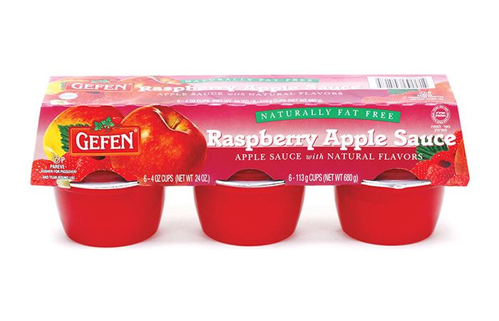 Gefen Raspberry & Apple Sauce 6-Pack x 113G