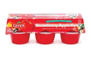 Gefen Strawberry & Apple Sauce 6-Pack x 113G