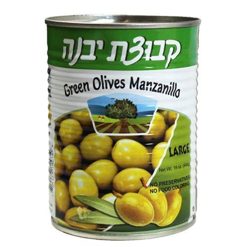 Kvuzat Yavne Green Olives Whole 540G