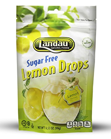Landau Lemon Drops Sugar Free 99g