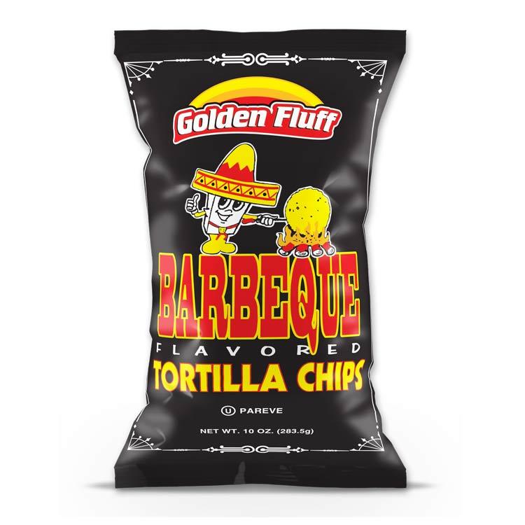 Paskesz Golden Fluff Tortilla Chips Bbq Large 283.5Gr