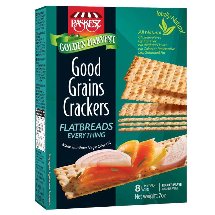 Paskesz Good Grain Crackers Flatbread Everything 207Gr