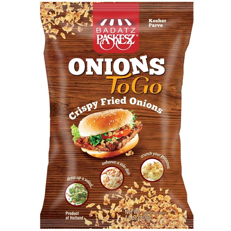 Paskesz Onions To Go Fried Bag 400Gr