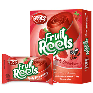 Paskesz Fruit Reels Reely Strawberry 6 Pack 21Gr