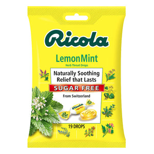 Ricola Lemon Mint Sugar Free 19 Drops