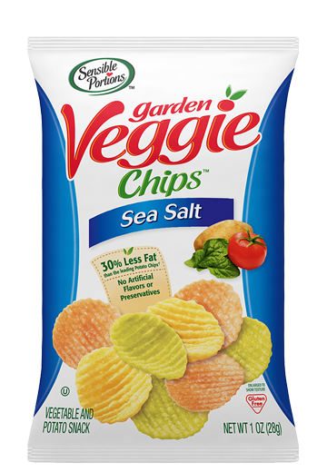 Sensible Portions Veggie Chips Sea Salt 198Gr