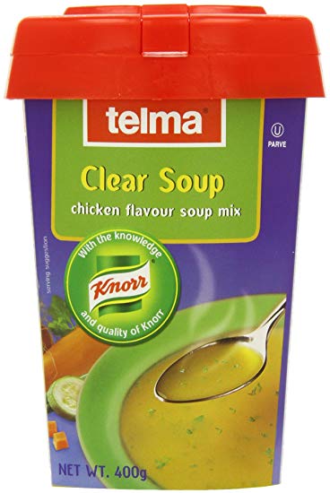 Telma Clear Soup Mix Chicken Flavour Tub 400g KLP