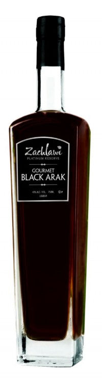 Zachlawi Gourmet Black Arak 750ml 80 Proof