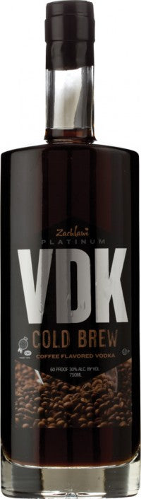 Zachlawi VDK Cold Brew - Coffee Flavoured Vodka 750ml 60 Proof