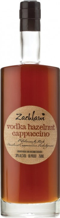 Zachlawi Hazelnut Cappuccino Vodka 750ml 60 Proof