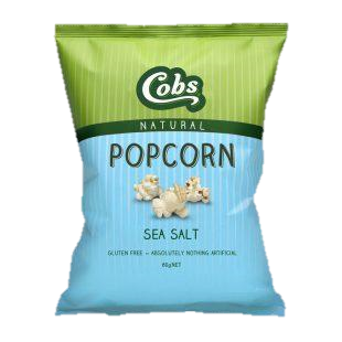 Cobs Popcorn Gluten Free Sea Salt 80G