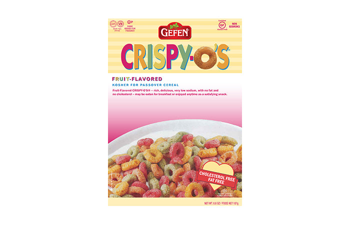 Gefen Crispy O's Cereal Fruit Klp 187g