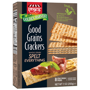 Paskesz Good Grain Crackers Spelt Everything 200Gr