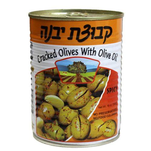 Kvuzat Yavne Cracked Spicy Olives 540G